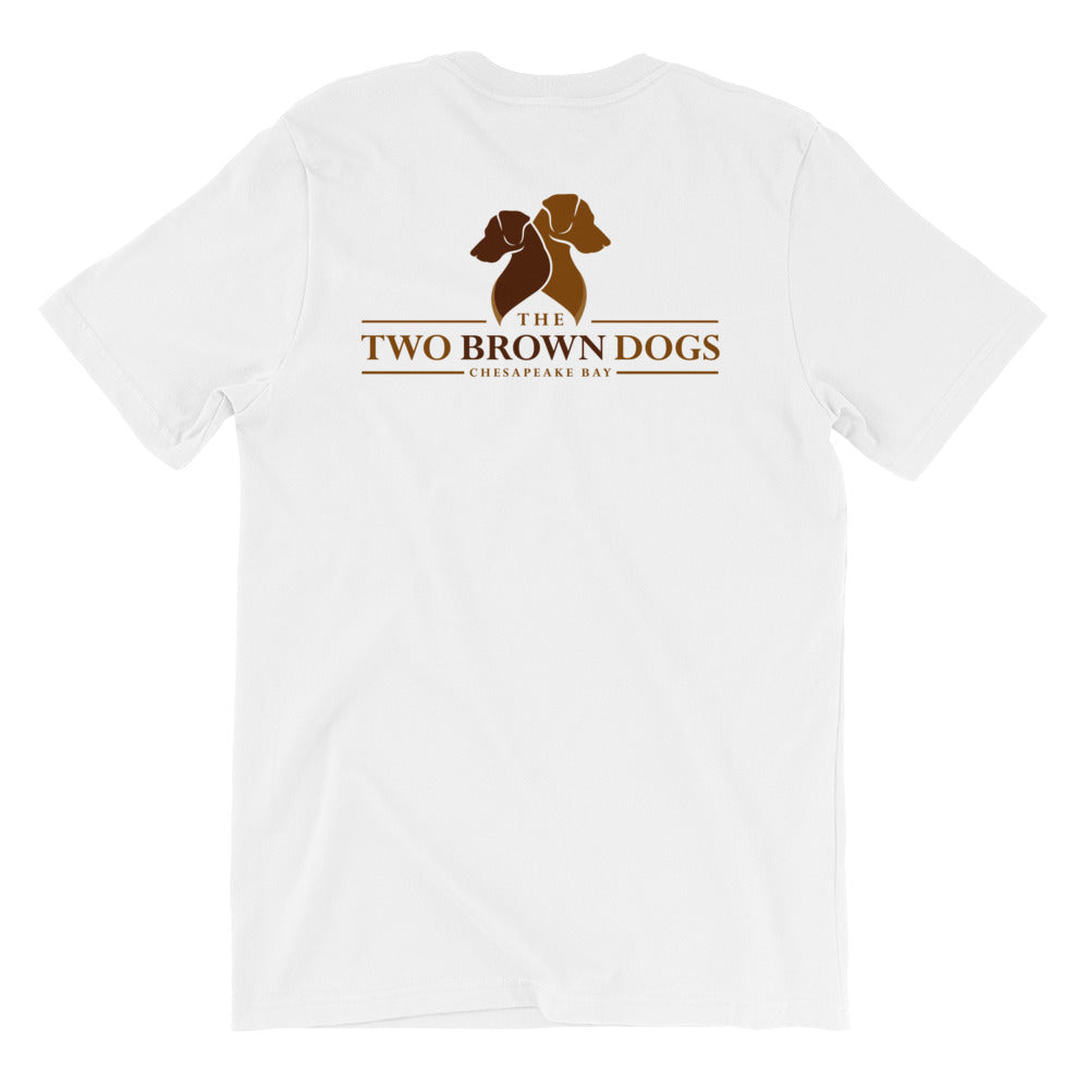 TBD Printed Profile Short-Sleeve Unisex T-Shirt - White