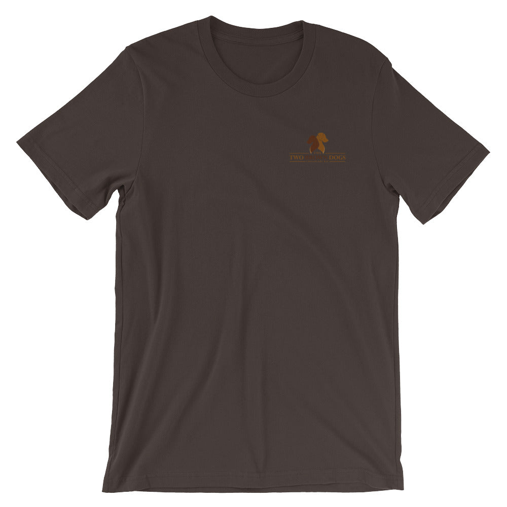 TBD Profile Logo Short-Sleeve Unisex T-Shirt - Brown