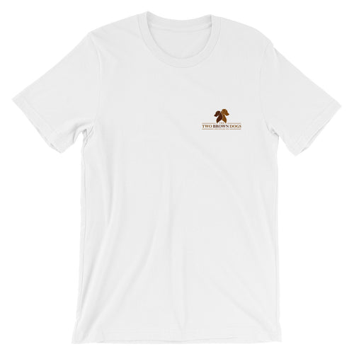 TBD Profile Logo Short-Sleeve Unisex T-Shirt - White